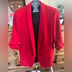 Vibrant Red Zara Blazer